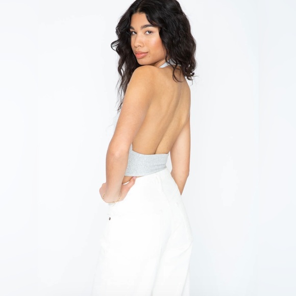 Callahan Mimi Halter- Heather Grey size small - Picture 2 of 8